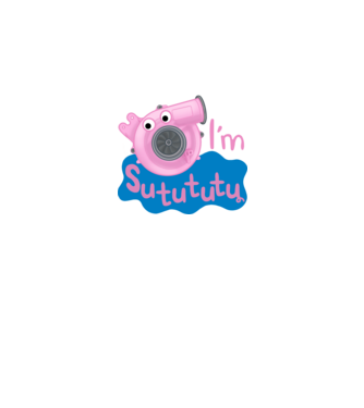 Turbopig minta fehér pólón