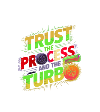 TURBO  DSG minta fehér pólón