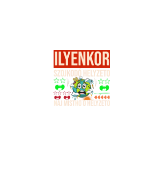 ILYENKOR SZOJKODÓ HELYZETÓ NAJ MISTHO minta királykék pólón