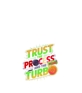 TURBO  DSG minta fehér pólón