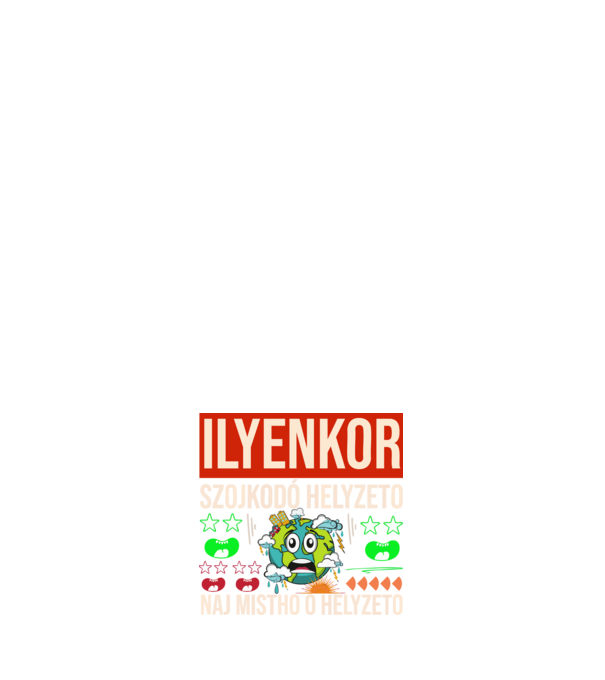 ILYENKOR SZOJKODÓ HELYZETÓ NAJ MISTHO minta sötétkék pólón