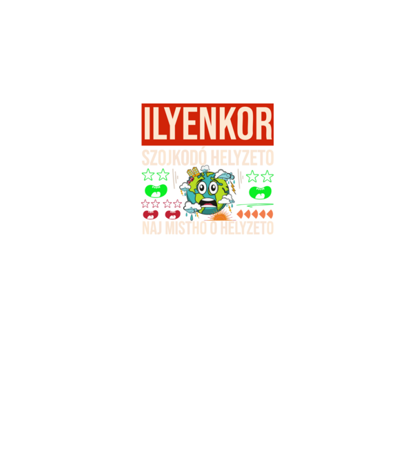 ILYENKOR SZOJKODÓ HELYZETÓ NAJ MISTHO minta királykék pólón