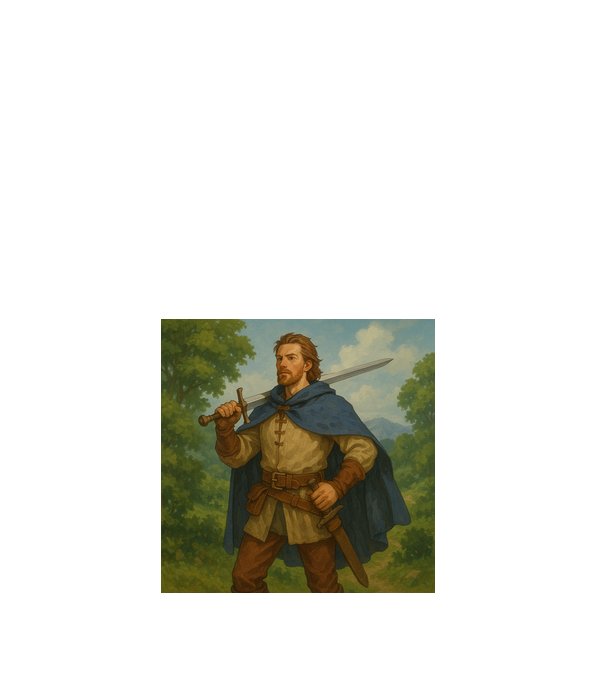Fantasy Kalandor minta fehér pólón