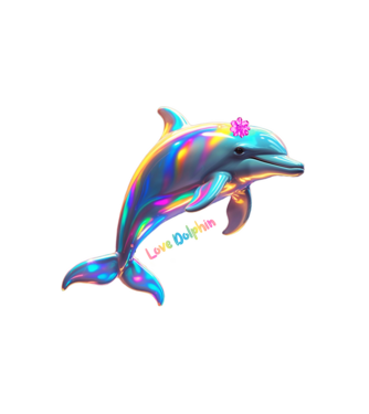 Delfin Kaland minta fehér pólón