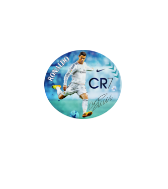 Cristiano Ronaldo minta világoskék pólón
