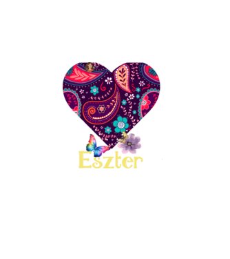 Eszter Hölgyeknek minta sötétkék pólón