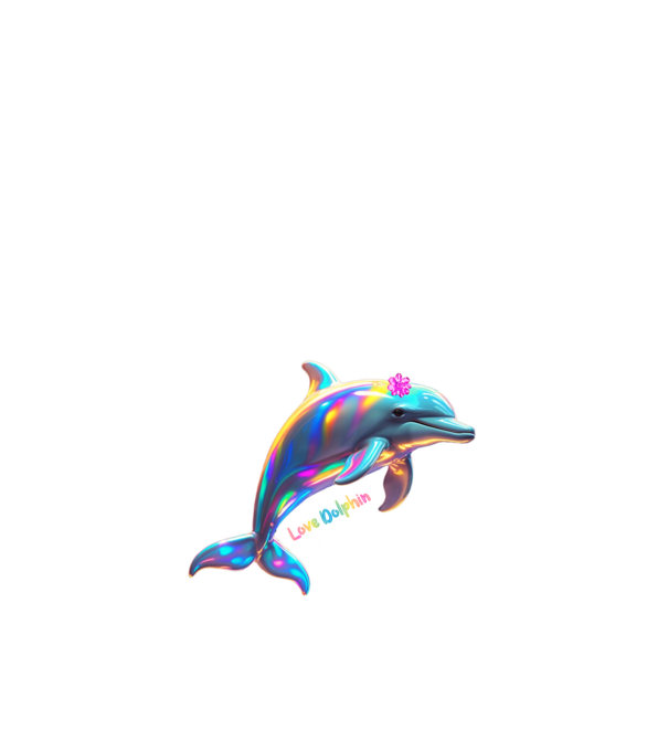 Delfin Kaland minta fehér pólón