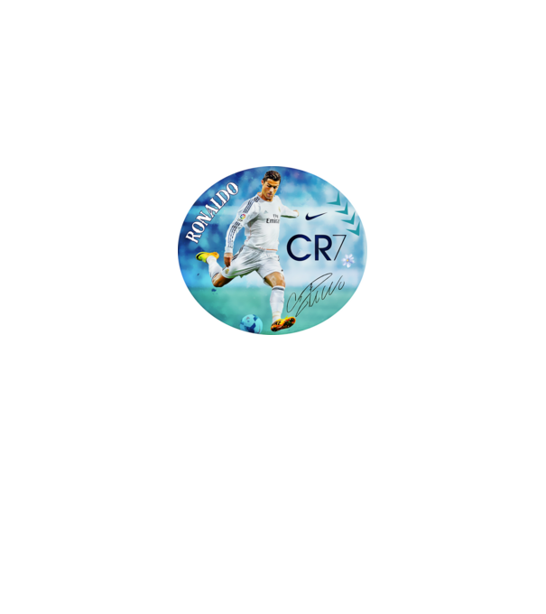 Cristiano Ronaldo minta királykék pólón