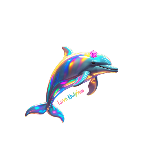 Delfin Kaland minta fehér pólón