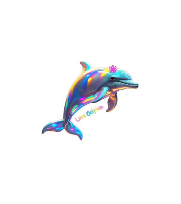 Delfin Kaland minta fehér pólón