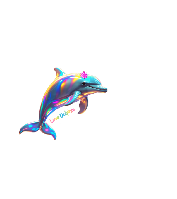 Delfin Kaland minta fehér pólón