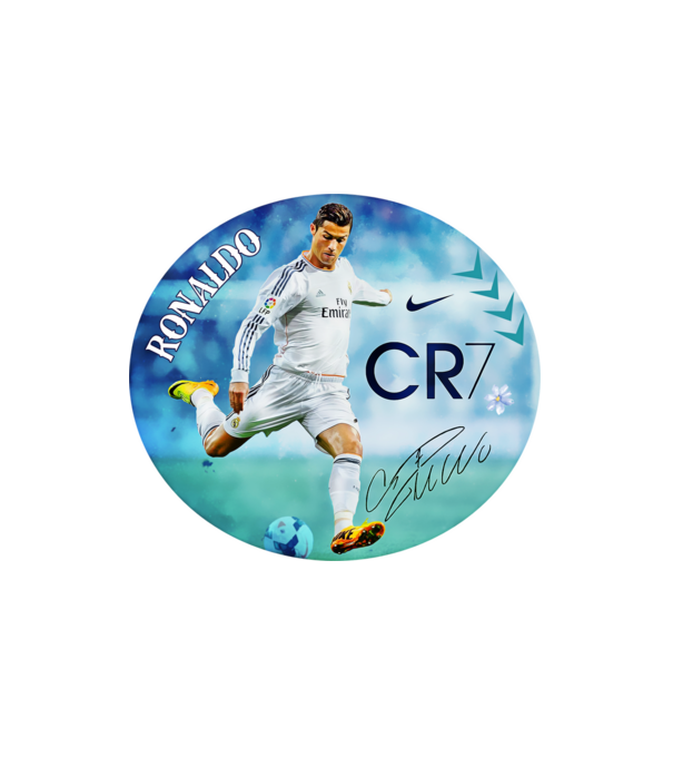 Cristiano Ronaldo minta fehér pólón