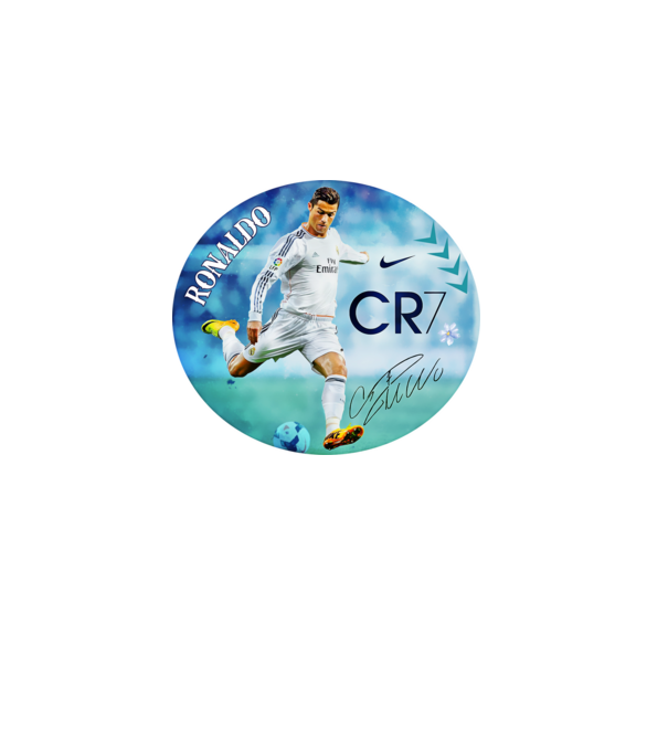 Cristiano Ronaldo minta szürke pólón