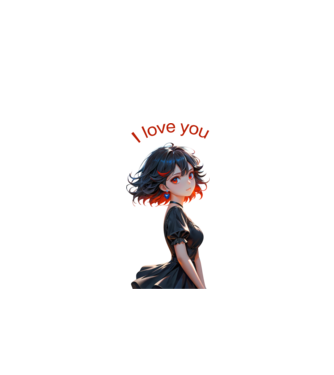 I Love You – A Sötét Romantika minta türkiz pólón