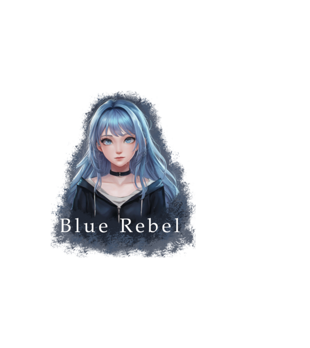 Blue Rebel – A Lázadás Színe minta homokszín pólón