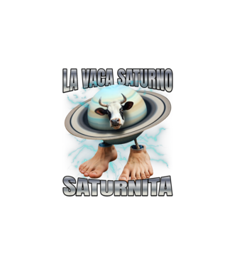 La Vaca Saturno Saturnita minta fehér pólón