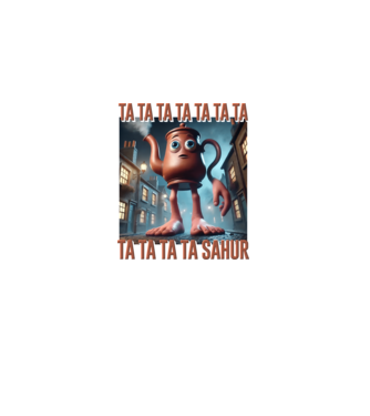 Ta Ta Ta Sahur minta fekete pólón