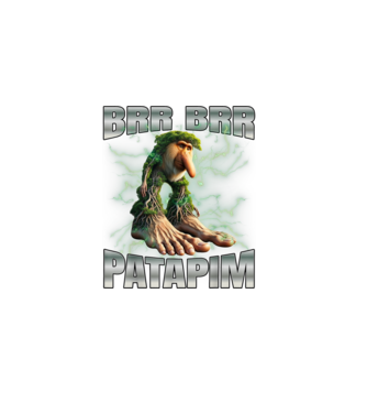 Brr Brr Patapim minta fekete pólón