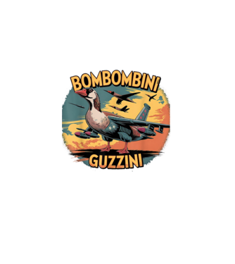 Bombombini Guzzini minta fekete pólón