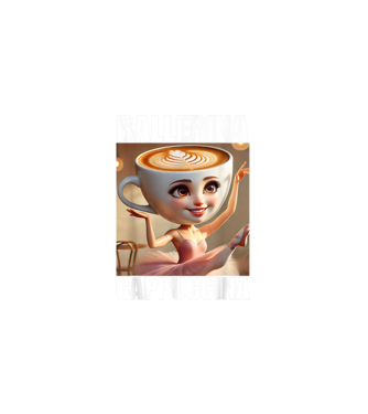 Ballerina Cappuccina minta fekete pólón