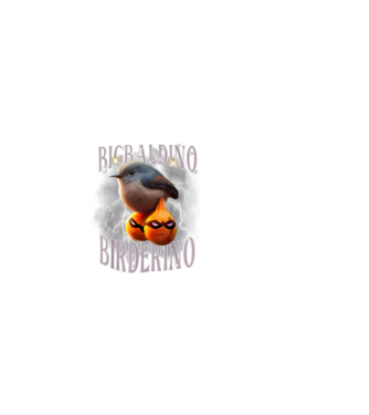 Bigbaldino Birderino minta fekete pólón