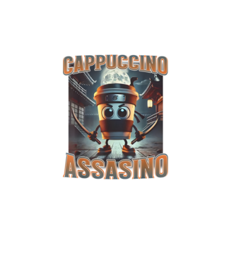 Cappuccino Assassino minta türkiz pólón