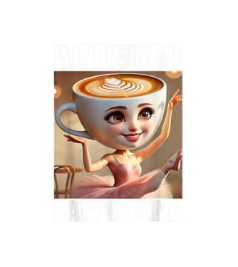 Ballerina Cappuccina minta fekete pólón