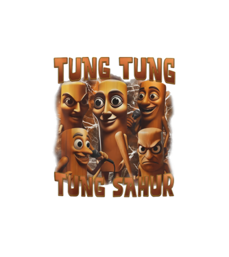 Tung Tung Tung Sahur minta fehér pólón