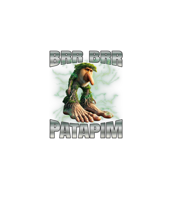 Brr Brr Patapim minta sötétkék pólón