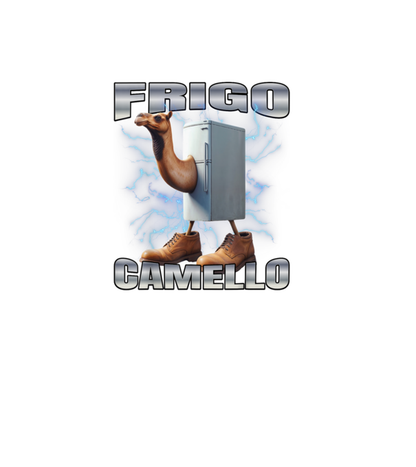 Frigo Camello minta fekete pólón