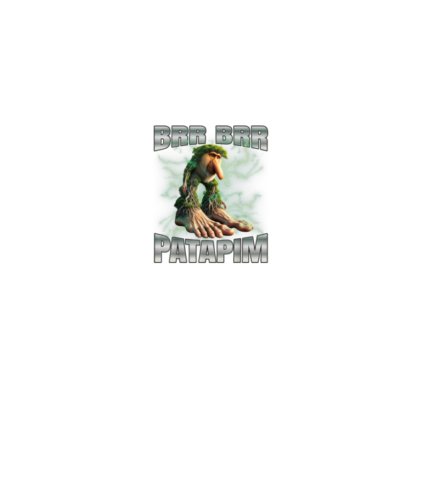 Brr Brr Patapim minta fekete pólón