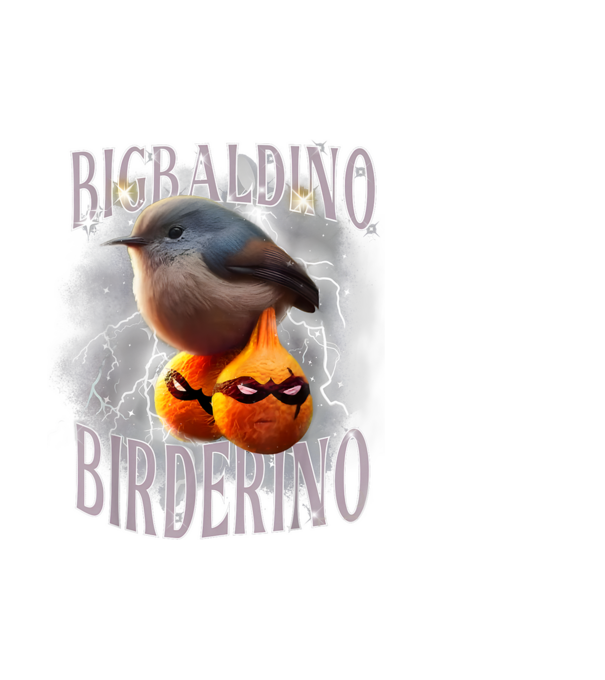 Bigbaldino Birderino minta fehér pólón