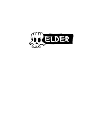 Elder logo_2 minta fekete pólón