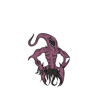 lil' Nyarlathotep minta fekete pólón