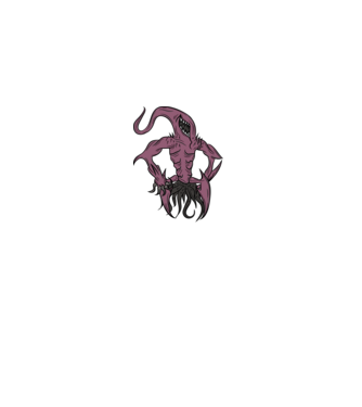 lil' Nyarlathotep minta fekete pólón