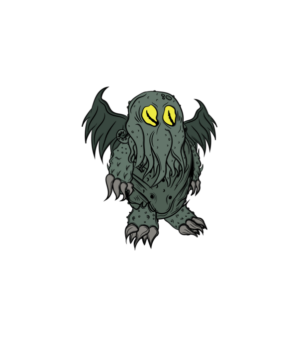 lil' Cthulhu minta fehér pólón