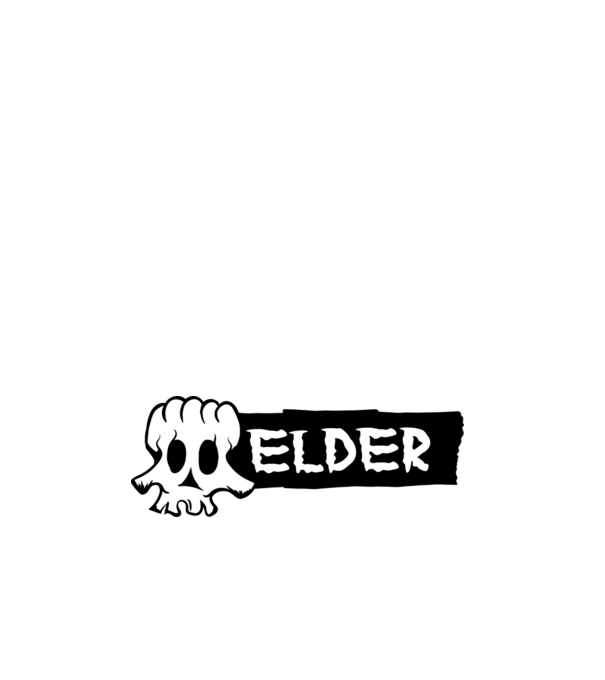 Elder logo_2 minta fehér pólón