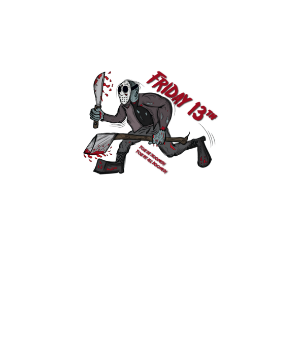 Jason Voorhees - Friday 13th minta türkiz pólón