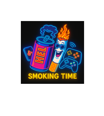 Smoke Time meme minta homokszín pólón