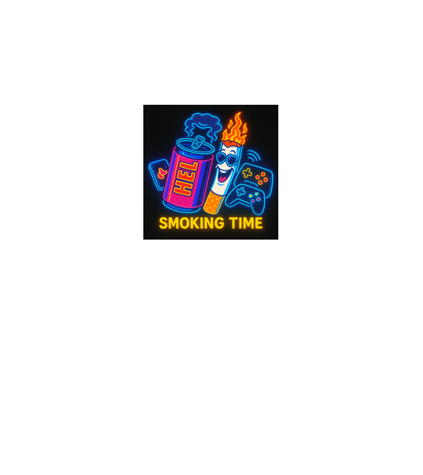 Smoke Time meme minta királykék pólón