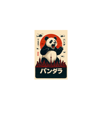 Pandzilla - (A) minta fekete pólón