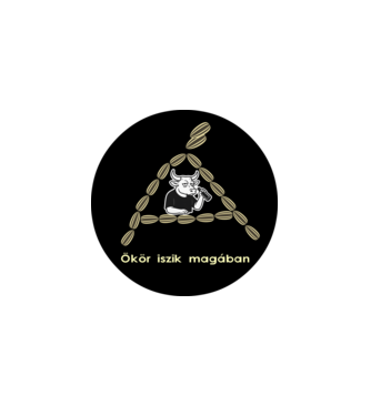 Ökör iszik magában minta fehér pólón