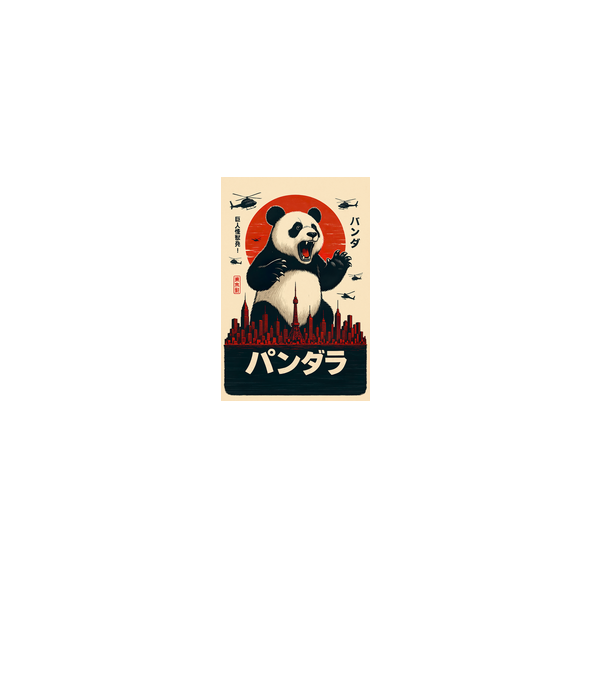 Pandzilla - (A) minta fekete pólón
