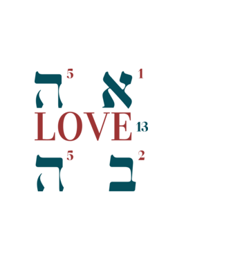Ahava Love nr1 minta világos rózsaszín pólón