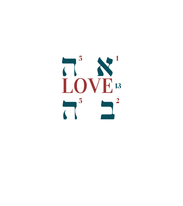 Ahava Love nr1 minta királykék pólón
