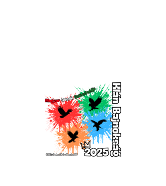 MSSZ 2025 Klán Bajnokság minta fehér pólón