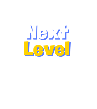 Next Level Double minta fekete pólón