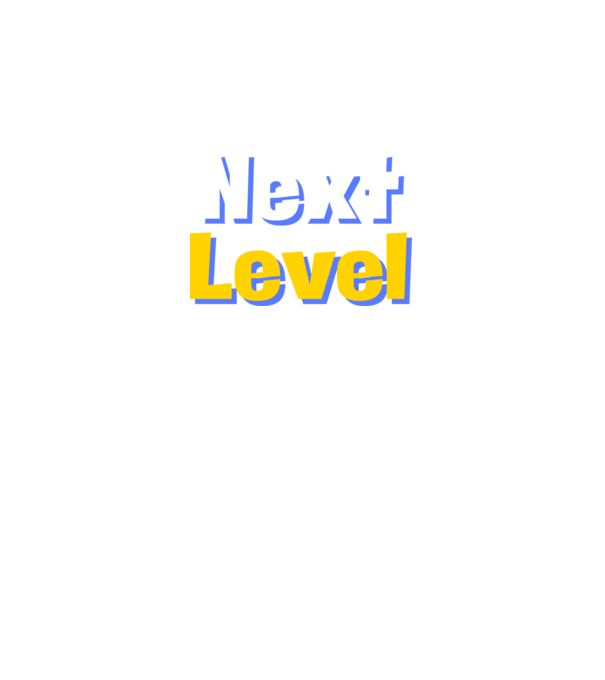 Next Level Double minta fekete pólón