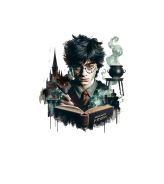 Harry Potter minta homokszín pólón