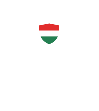 Magyar zászlós pajzs minta királykék pólón